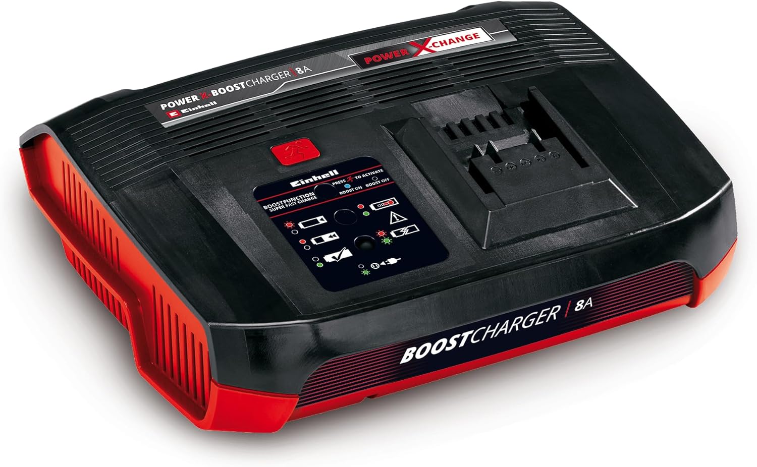 Orijinal Einhell Şarj Cihazı Power X-r 8A Power X-Change (Li-Ion, tüm PXC aküler için uygun, daha hızlı şarj için boost modu, 7 aşamalı LED durum göstergesi) - 4512155 - Görsel 3