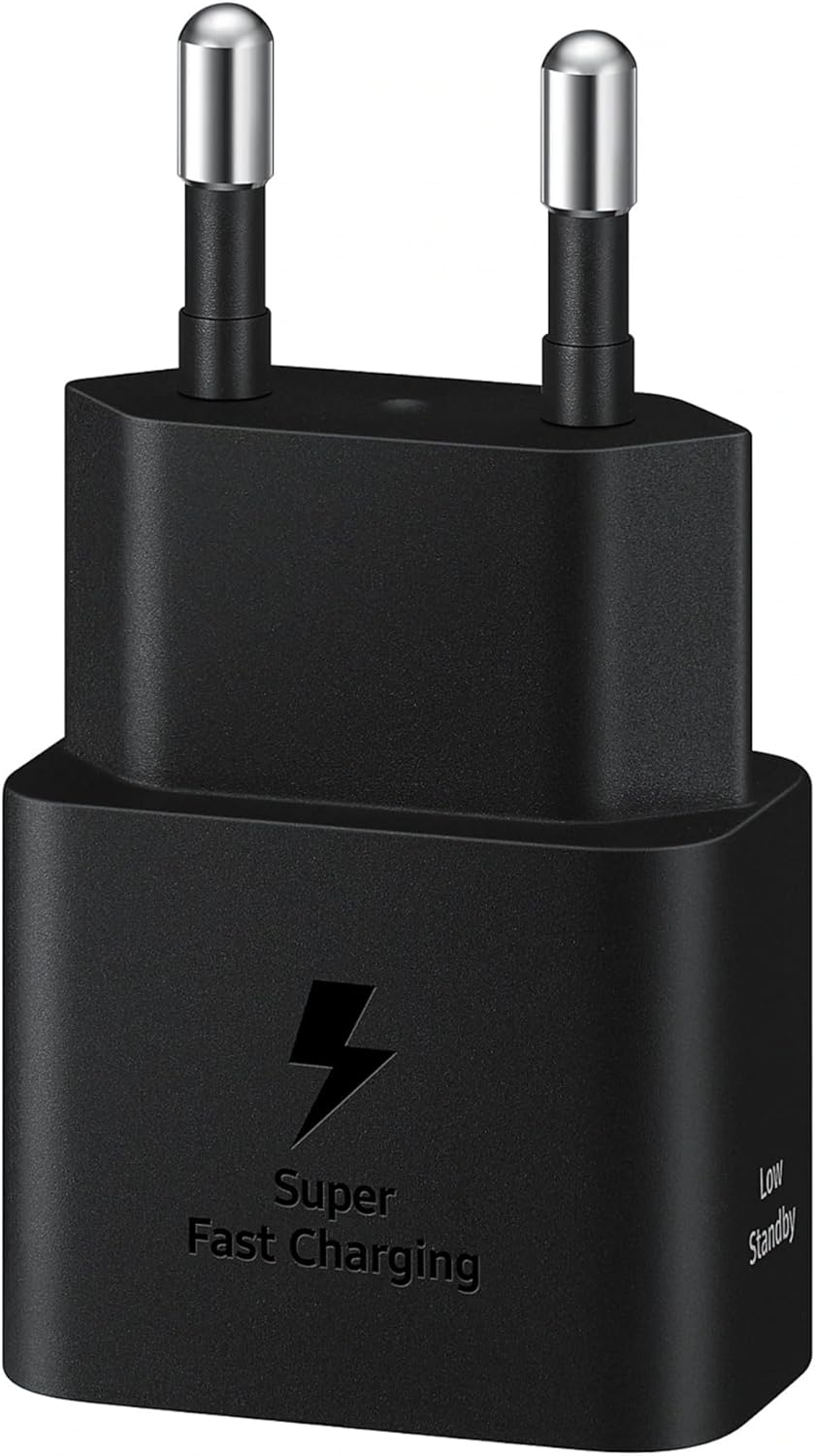 Hızlı şarj adaptörü, enerji tasarruflu şarj cihazı, USB-C veri kablosu, 25 Watt, siyah, EP-T2510X - Görsel 3