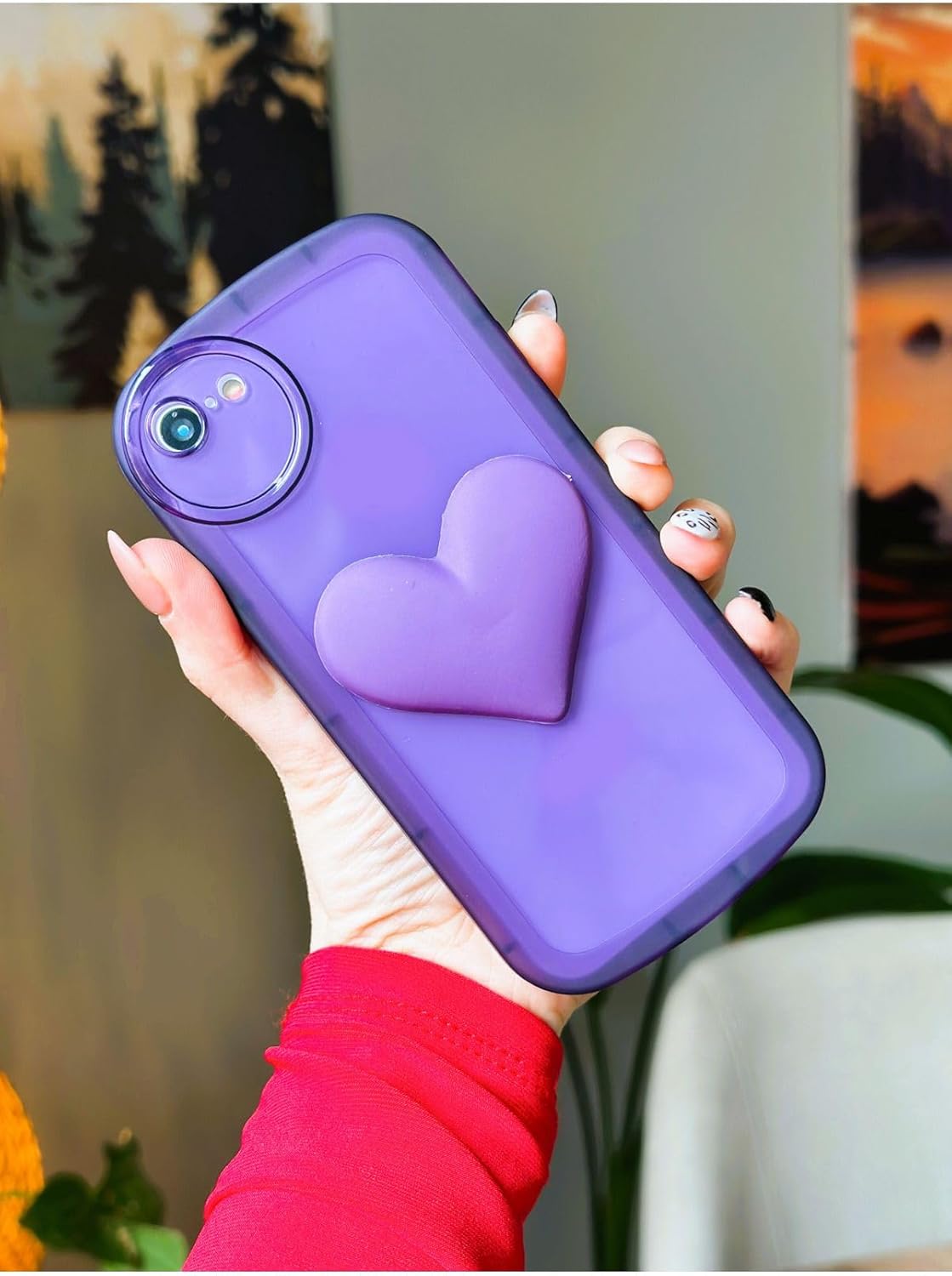 Alternative view of Iphone 7 Plus - 8 Plus ile Uyumlu Oyuncaklı Kalp Model Kılıf