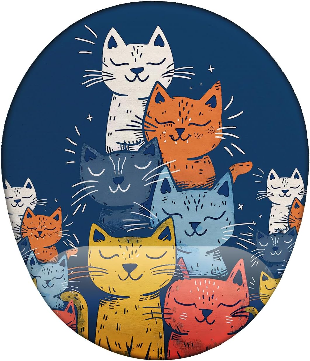 Alternative view of Renkli Sevimli Kediler Mouse Pad
