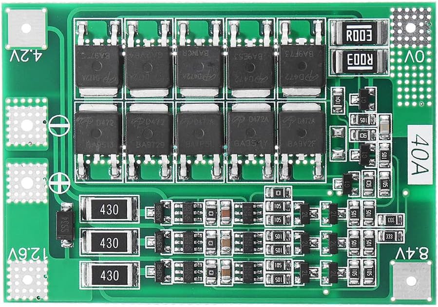 Alternative view of 3S 40A BMS 12.6V 18650 Lityum Pil Şarj Koruma Modülü