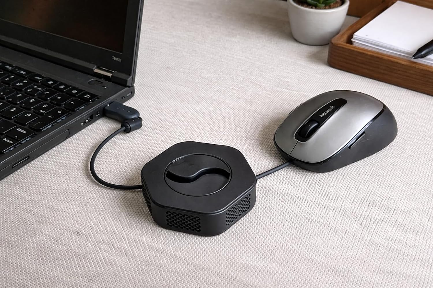 Taşınabilir Kablo Düzenleyici, Otomatik Sarma Aparatı, USB Şarj Kablosu Toplayıcı, Seyahat için Kablo Organizer (siyah) - Görsel 3