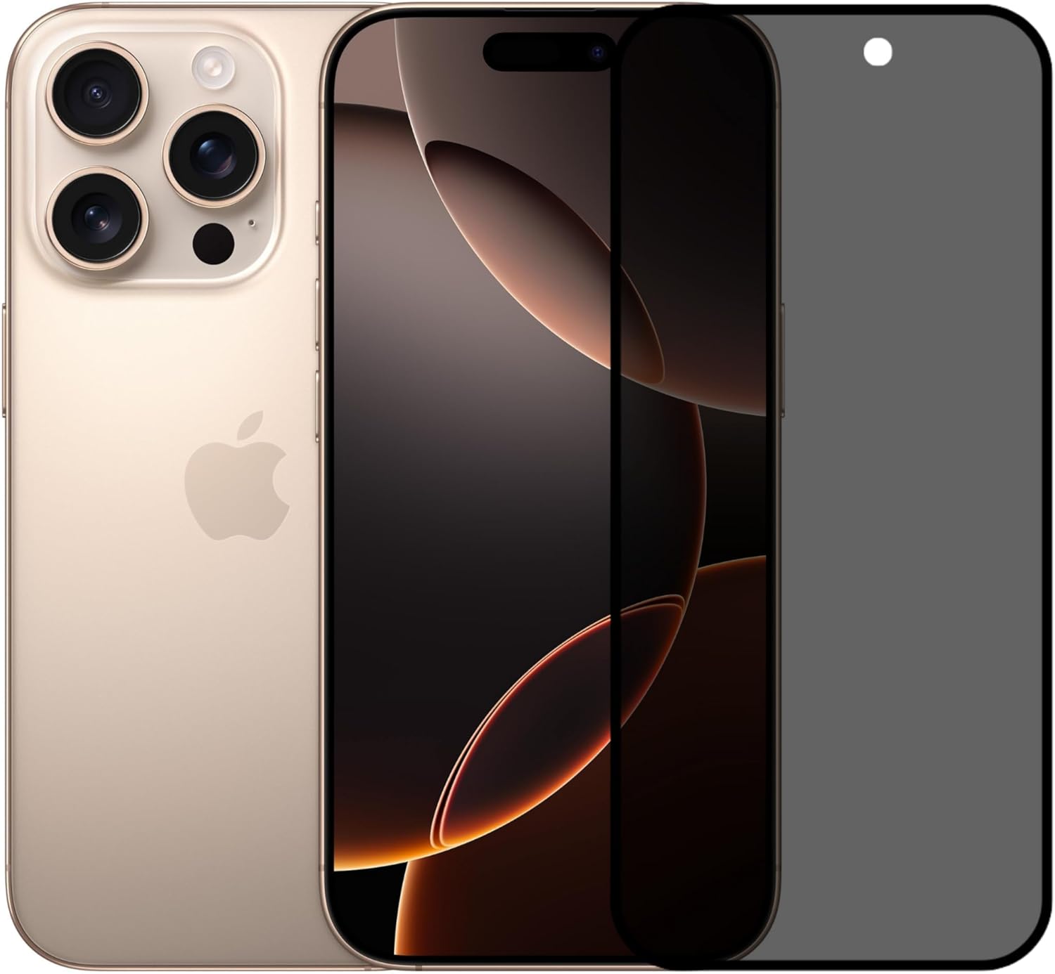 Tam Kaplayan Hayalet Parmak İzi Bırakmayan Safir Ekran Koruyucu Cam, iPhone 16 Pro İle Uyumlu - Görsel 2