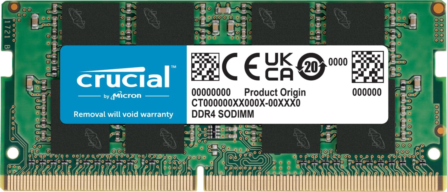 Alternative view of Crucial Basics 8GB DDR4 3200MT/s CL22 SODIMM 260-pin 1.2V Dizüstü Bilgisayar Belleği