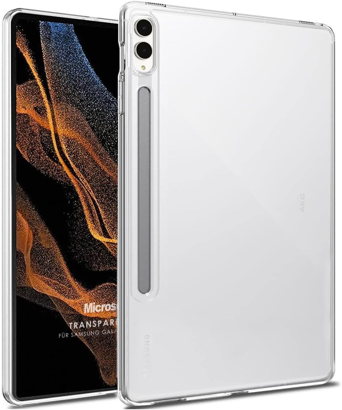 Alternative view of Galaxy Tab S9 FE+ için Kılıf Transparent Soft Şeffaf [Galaxy Tab S9 FE+ ile Uyumlu Kılıf - Şeffaf]