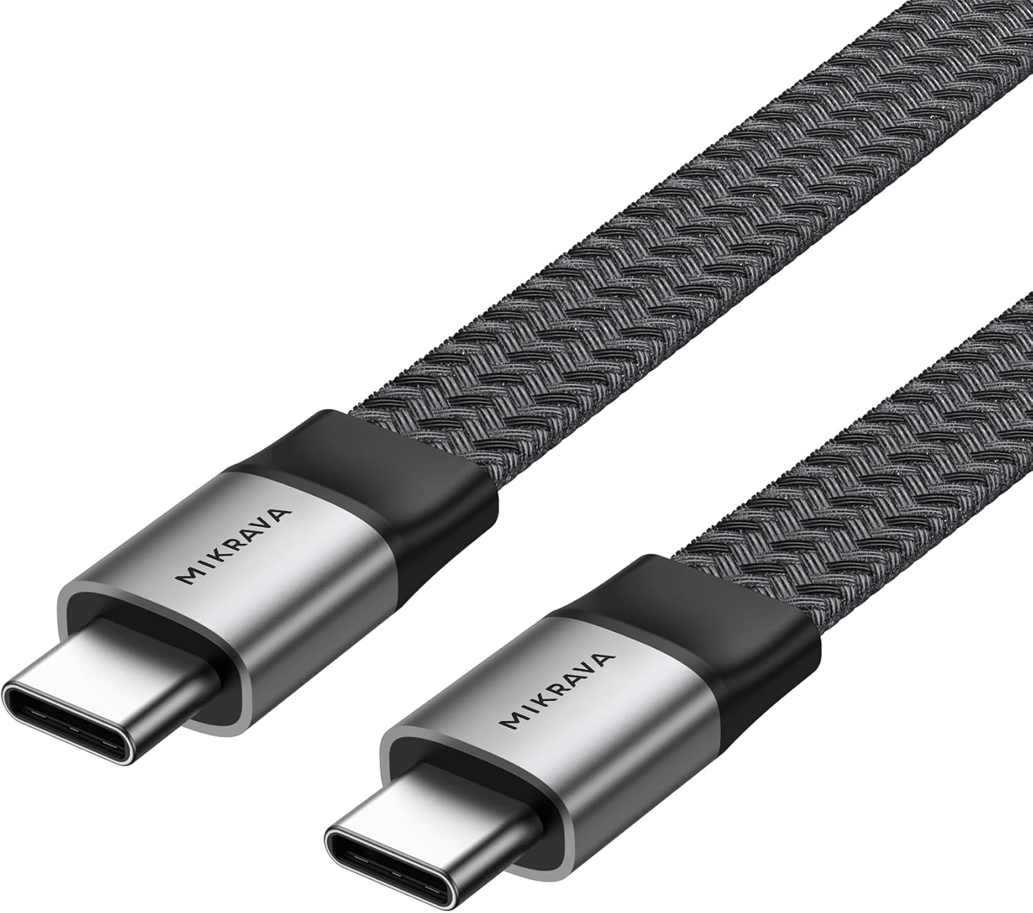 Alternative view of USB 4.0 40GBPS Flat USB C Veri Kablosu, 240W USB C Şarj Kablosu, 8K@60hz 4K@240Hz 2K@360Hz Thunderbolt 4 Görüntü Kablosu, MacBook, Monitör, Docking İstasyonu, iPhone ile Uyumlu - 1.2 Metre