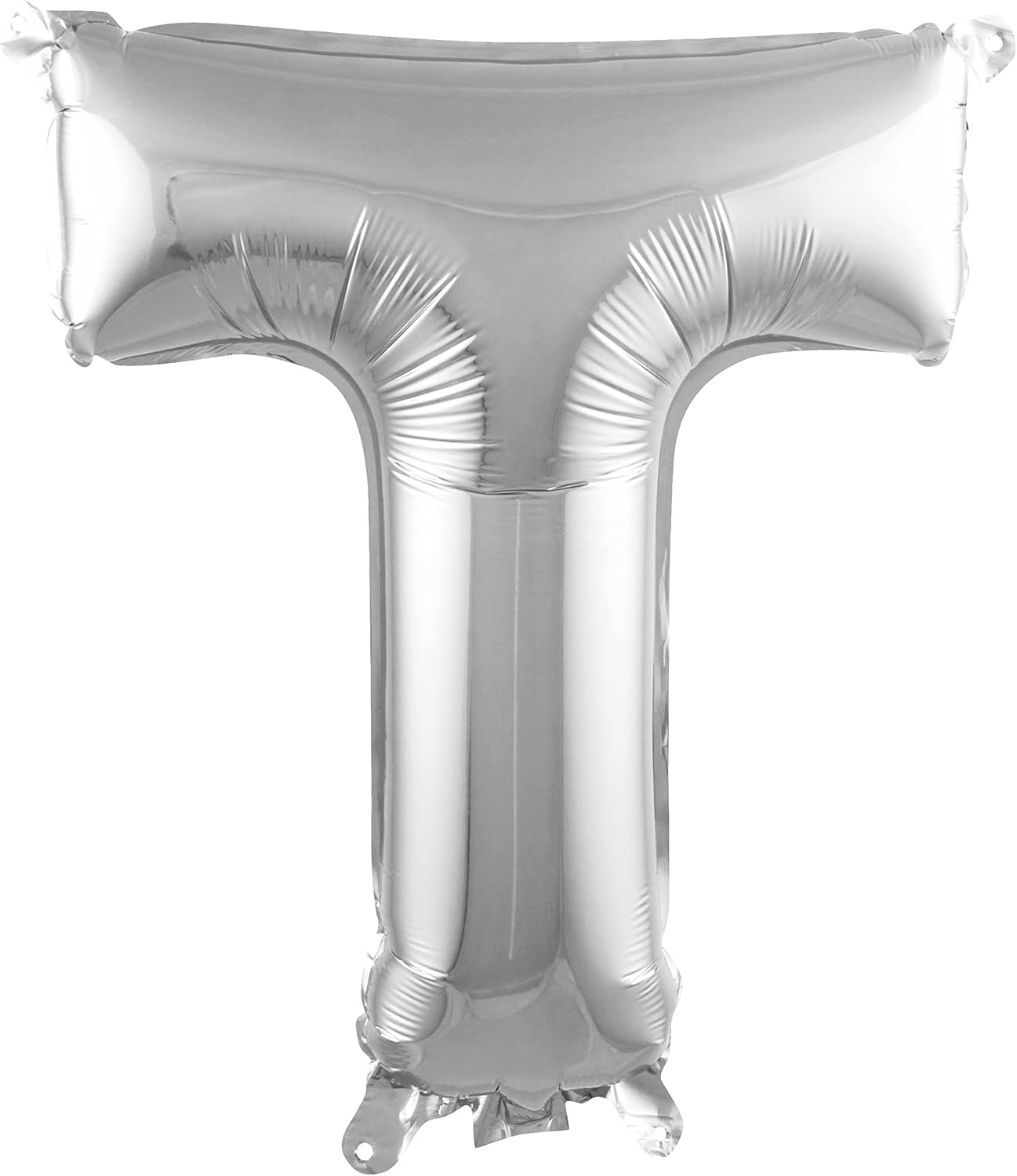 Alternative view of T Harfi 16 İnç Gümüş Renk Folyo Balon 36 CM (Gümüş)