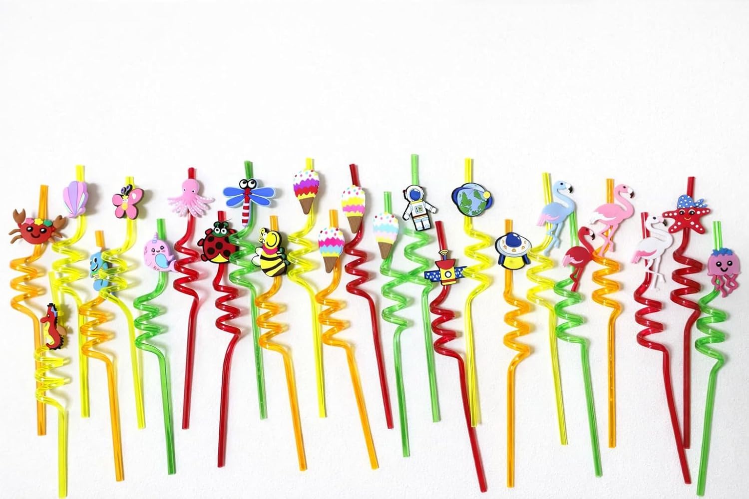 Alternative view of Renkli Eğlence Pipetleri – 6’lı Karışık Paket (24 pipet)(26CM)