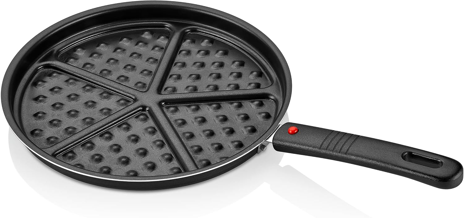 Redio Waffle Tava,%100 Alüminyum Gövde, 26 cm - Görsel 2