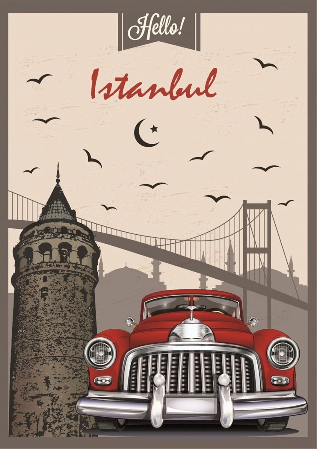 Alternative view of Hello İstanbul 1000 Parça Puzzle