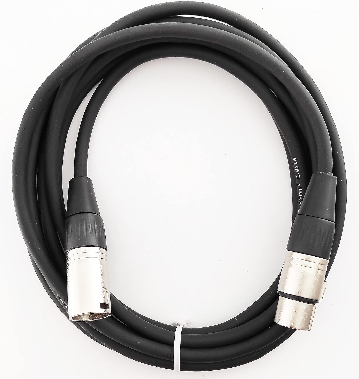 RJK0-972XLR-3BK Mikrofon Kablosu Xlr-Xlr Siyah 3 Metre Metal Siyah 0,22mm. Kablo - Görsel 2