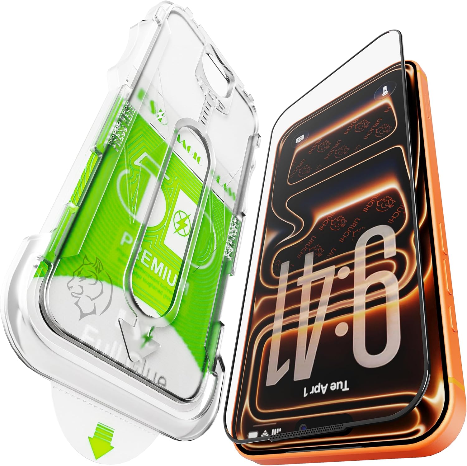 Epro iPhone ile Uyumlu 11 / Xr (6.1'') İçin Uygun Ekran Koruyucu, Ahize Korumalı Toz Önleyici Tam Kaplama, Hizalama Aparatlı Kolay Kurulum, Toz Bırakmayan Uygulama, Darbelere Karşı Ekstra Güçlü Cam - Görsel 2
