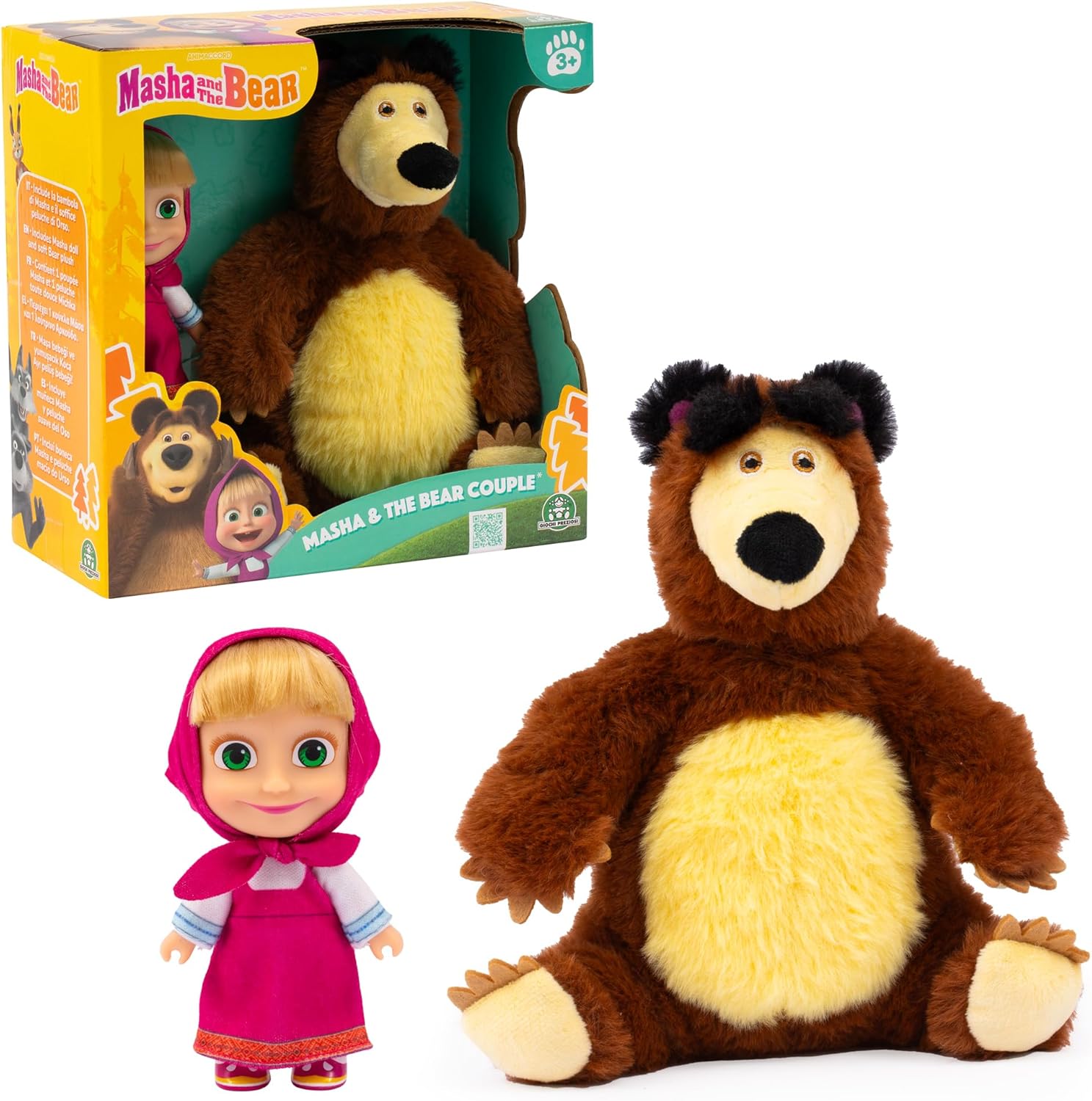 Alternative view of Giochi Preziosi Masha&Bear Masha&Koca Ayi 23Cm Bebeké