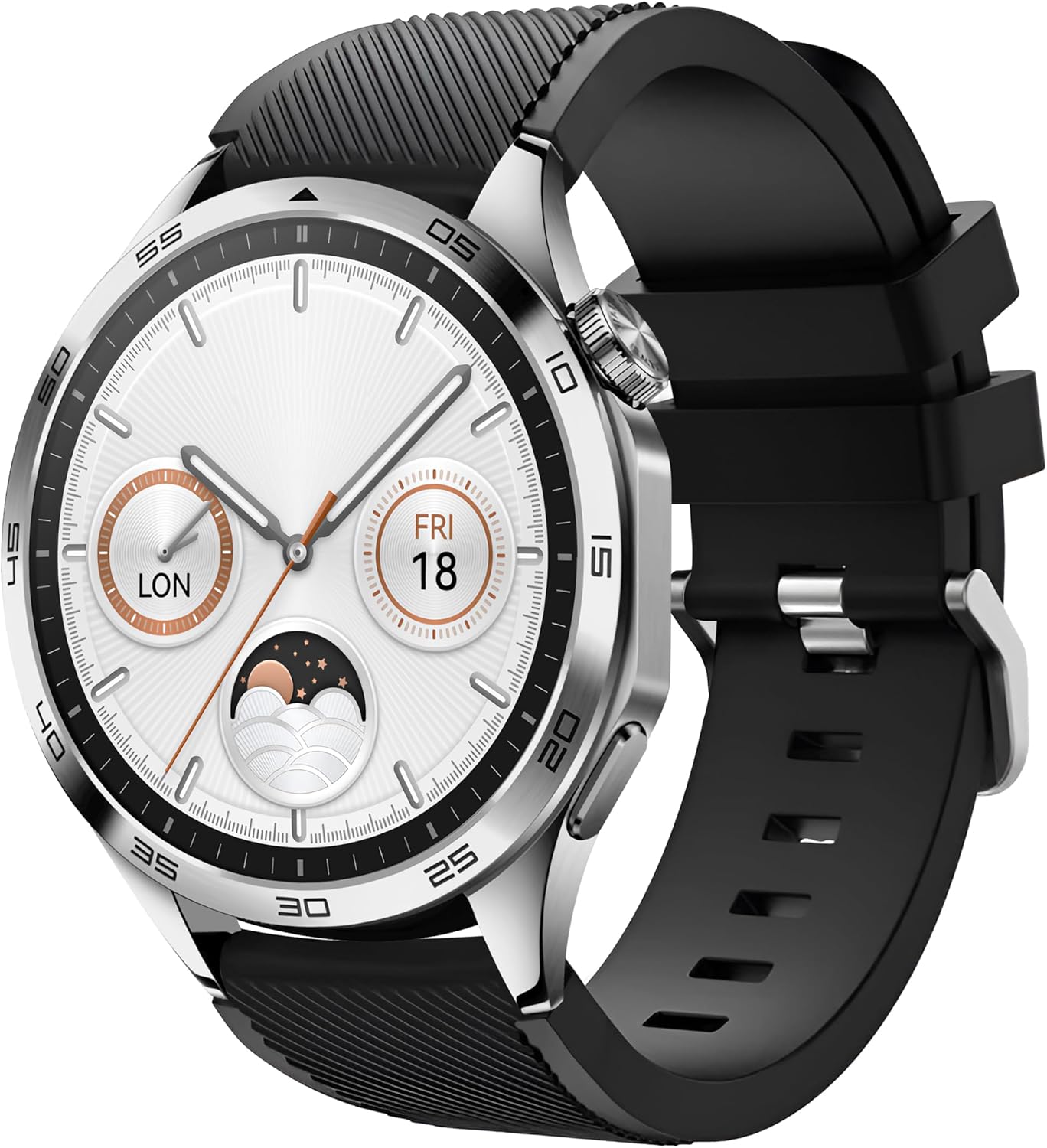 22mm ile Uyumlu Saatler için Çizgi Model 46mm Yumuşak Silikon Kordon  Watch (GT6 Pro/GT6/GT5 Pro/GT5/GT4/Watch 4 Pro/GT3/GT3 Pro/GT2/GT2 Pro)