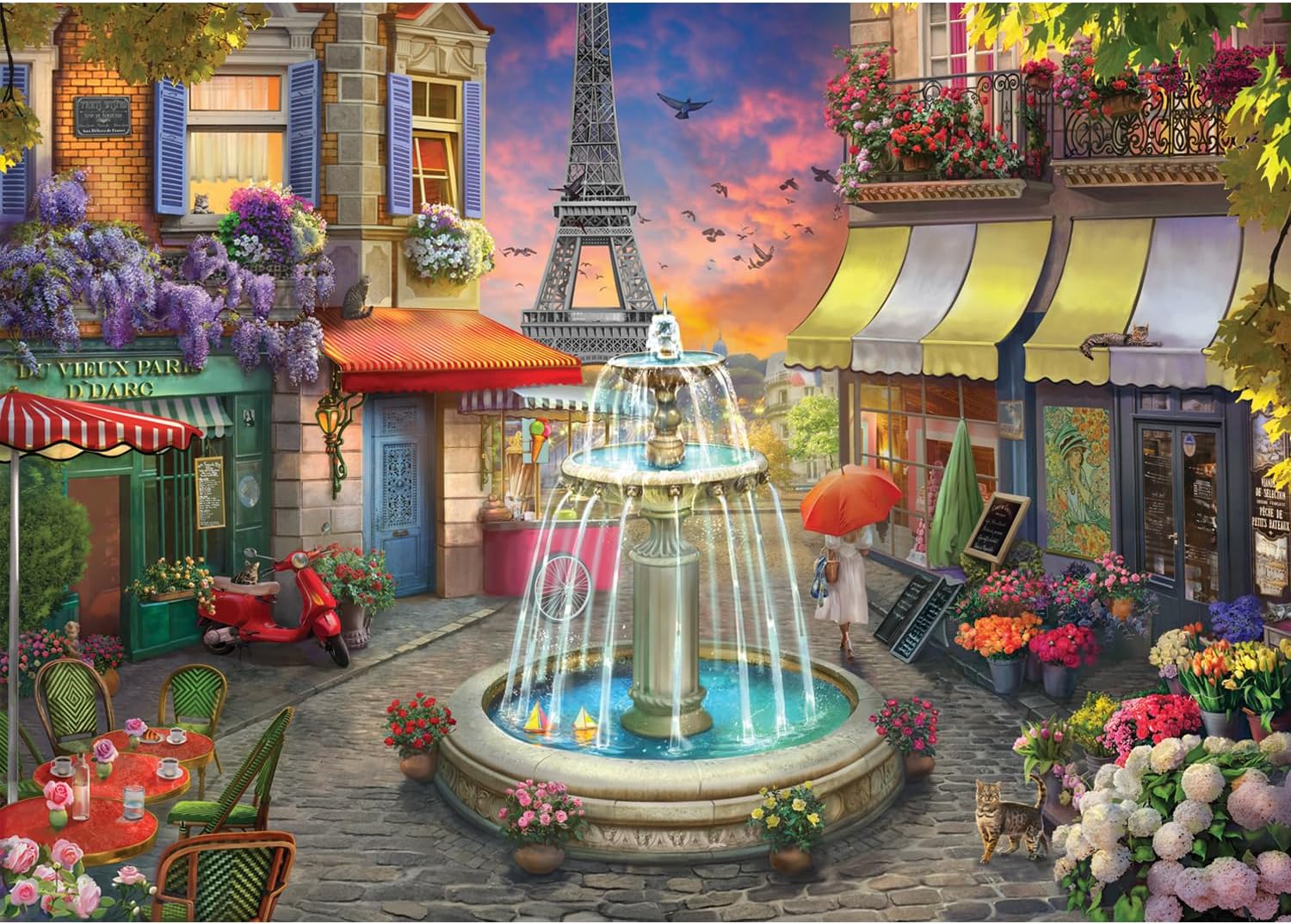 Puzzle - Paris Meydanı / 700 Parça Puzzle, #2701