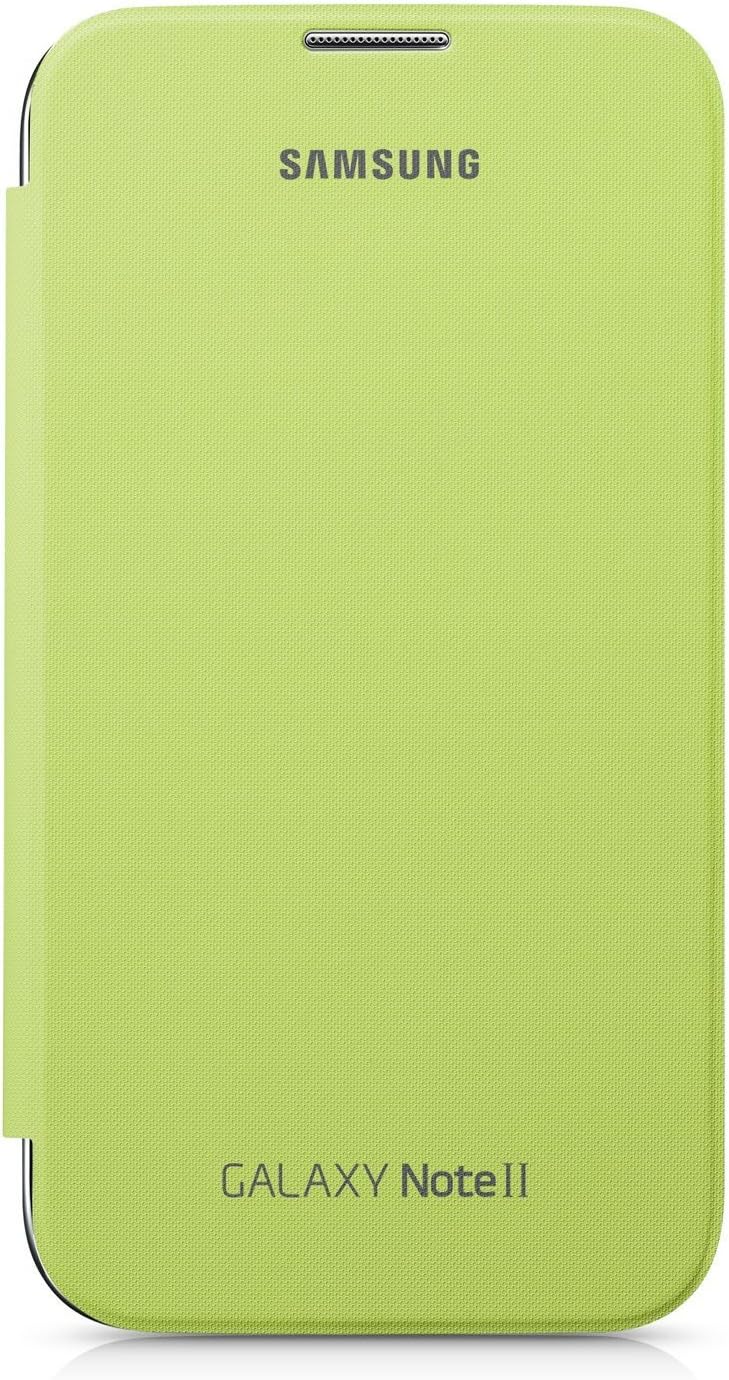 Orijinal koruyucu ekran kapağı/Flip-Cover EFC-1J9FLEGSTD (Galaxy Note 2 / Note 2 LTE ile uyumlu) limon yeşili - Görsel 3