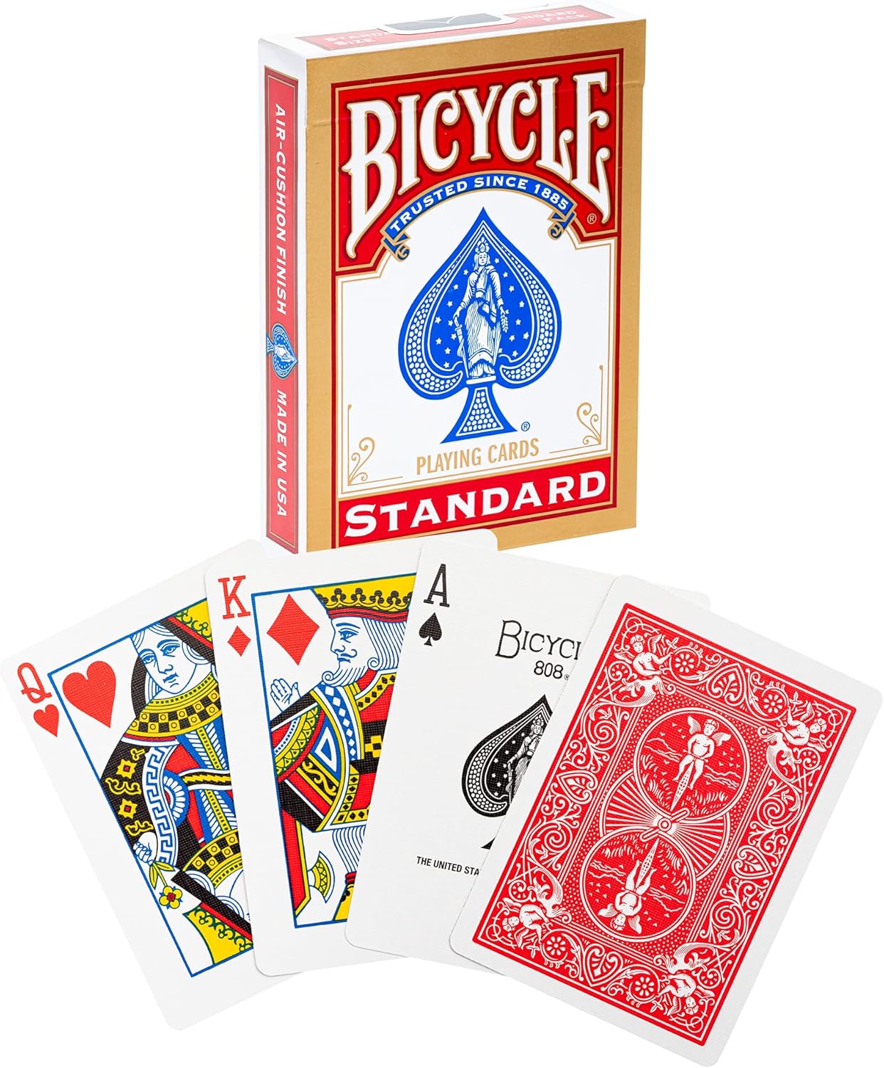 Rider Back International Standard Endeks, Poker Boyu, 1 Deste, Kırmızı veya Mavi
