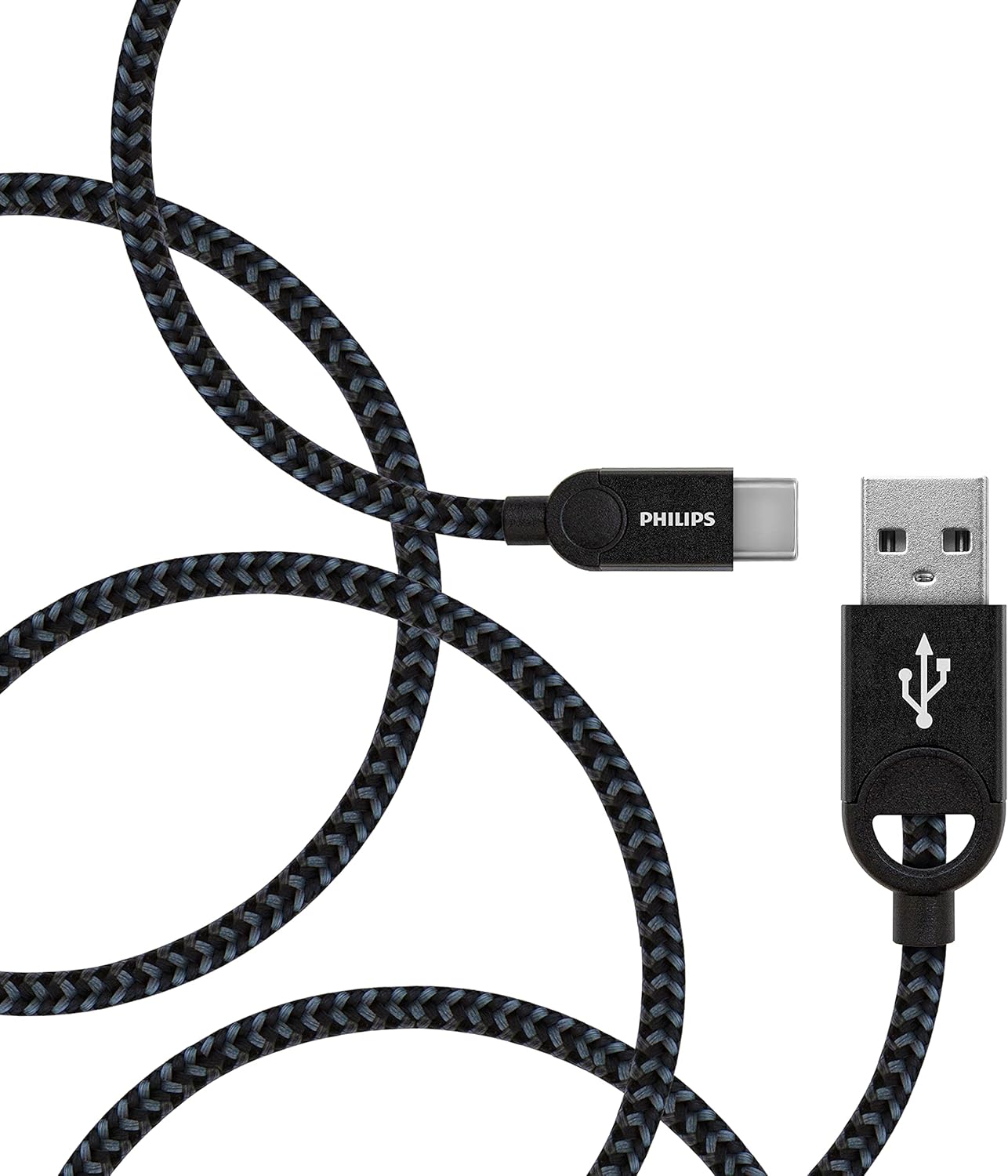 USB - USB C Şarj Kablosu, 1.2 Metre, Örgü, Siyah (DLC2628B)