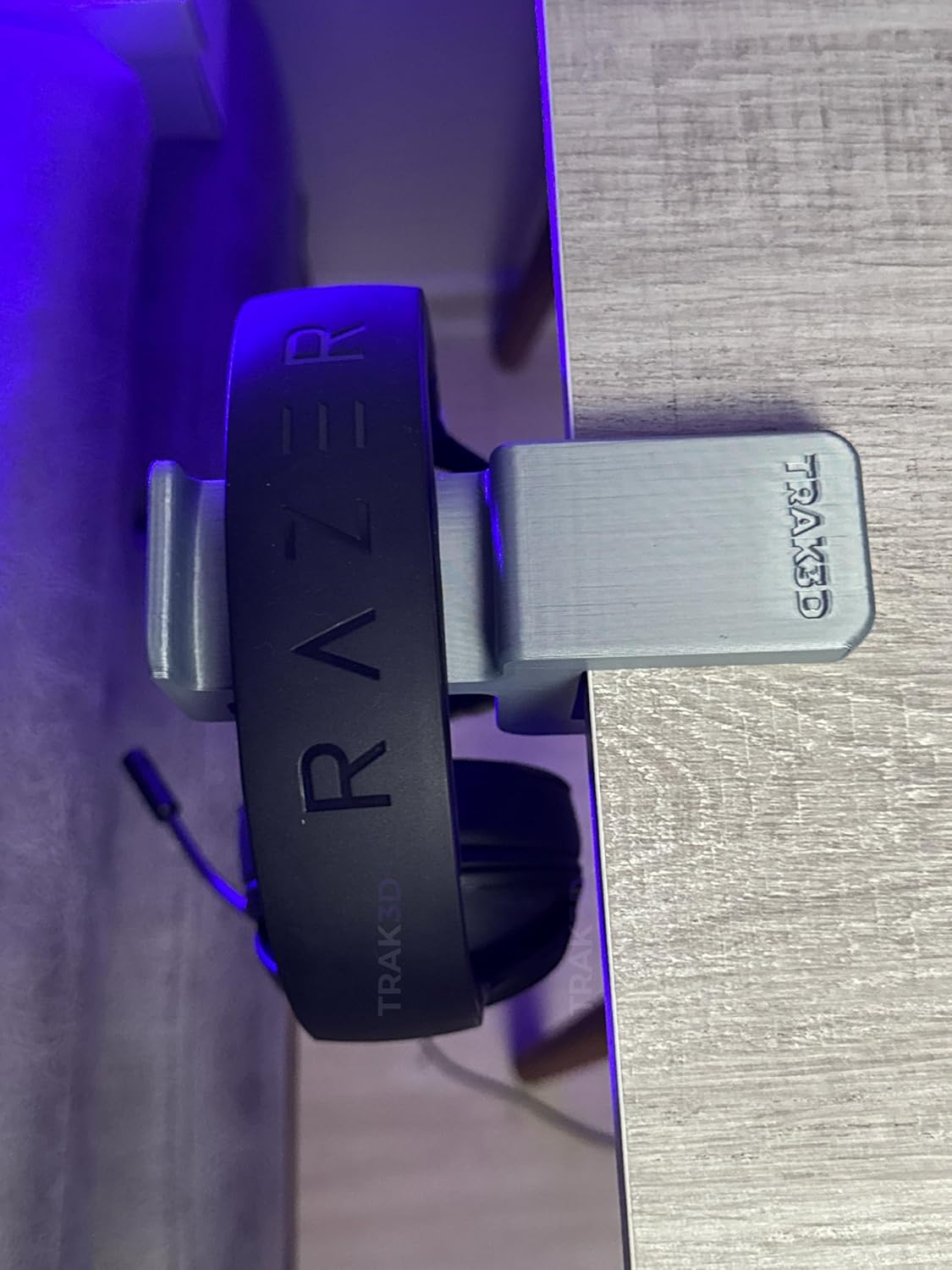 Premium Asılabilir Kulaklık Standı – Sağlam V5 Modeli, Kaydırmaz Keçeli, Ergonomik Stand, Steel Gray Edition (Montaj Videosunu İzlemeden Kullanmayın - Ürün Kolay Kırılmaz Karalama Yapmayın)