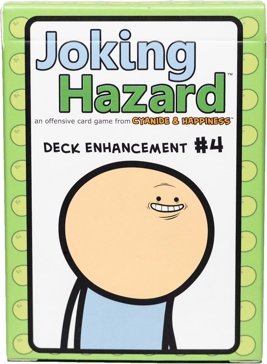 Alternative view of Güverte Geliştirme #4 - Joking Hazard Çizgi Roman Yapı Kartının Dördüncü Genişletmesi - 3-10 Oyuncu için Siyanür ve Mutluluk Parti Oyunu, Yeşil
