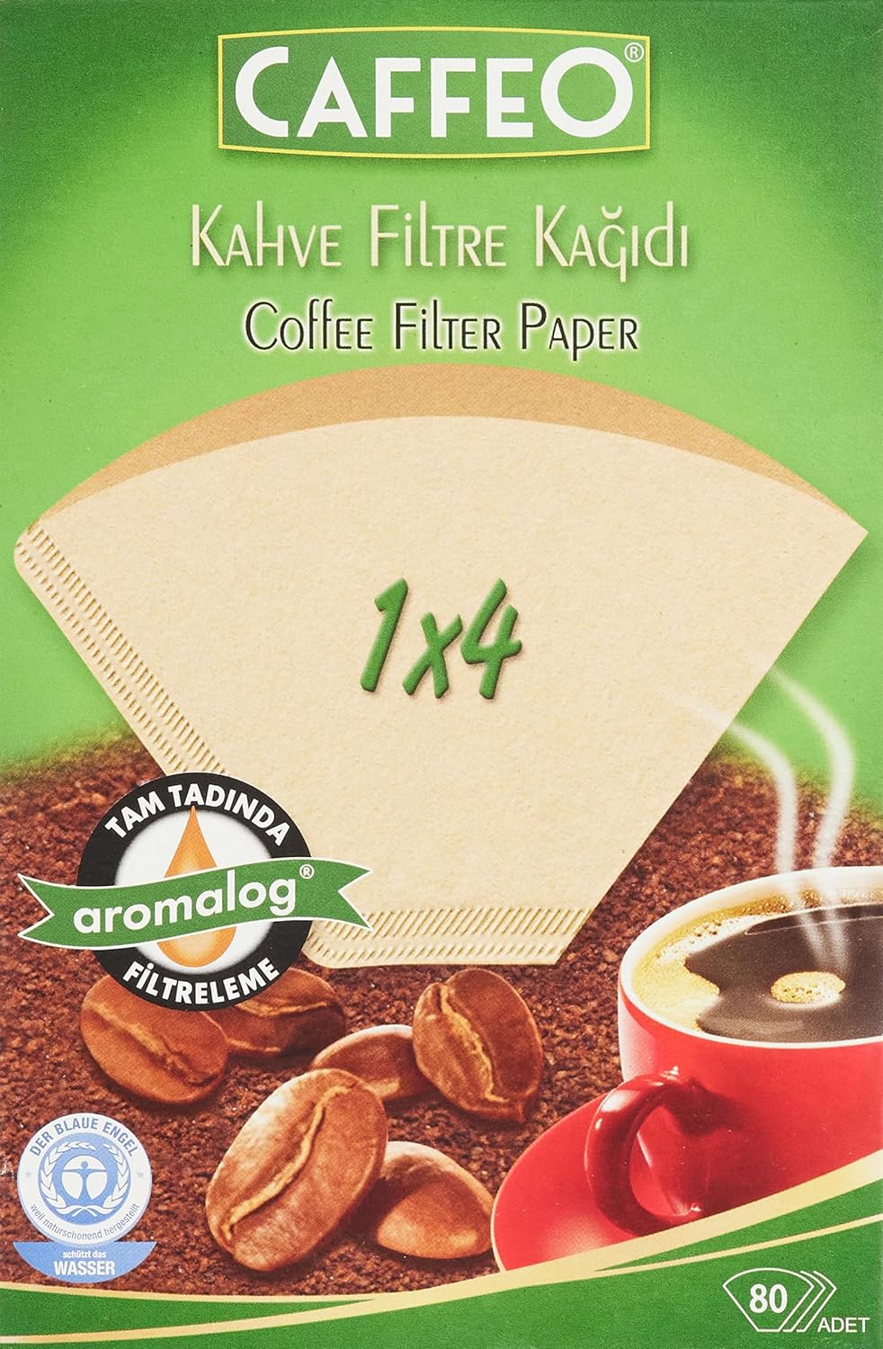 Caffeo 1x4 80li Filtre Kahve Kağıdı - Görsel 2