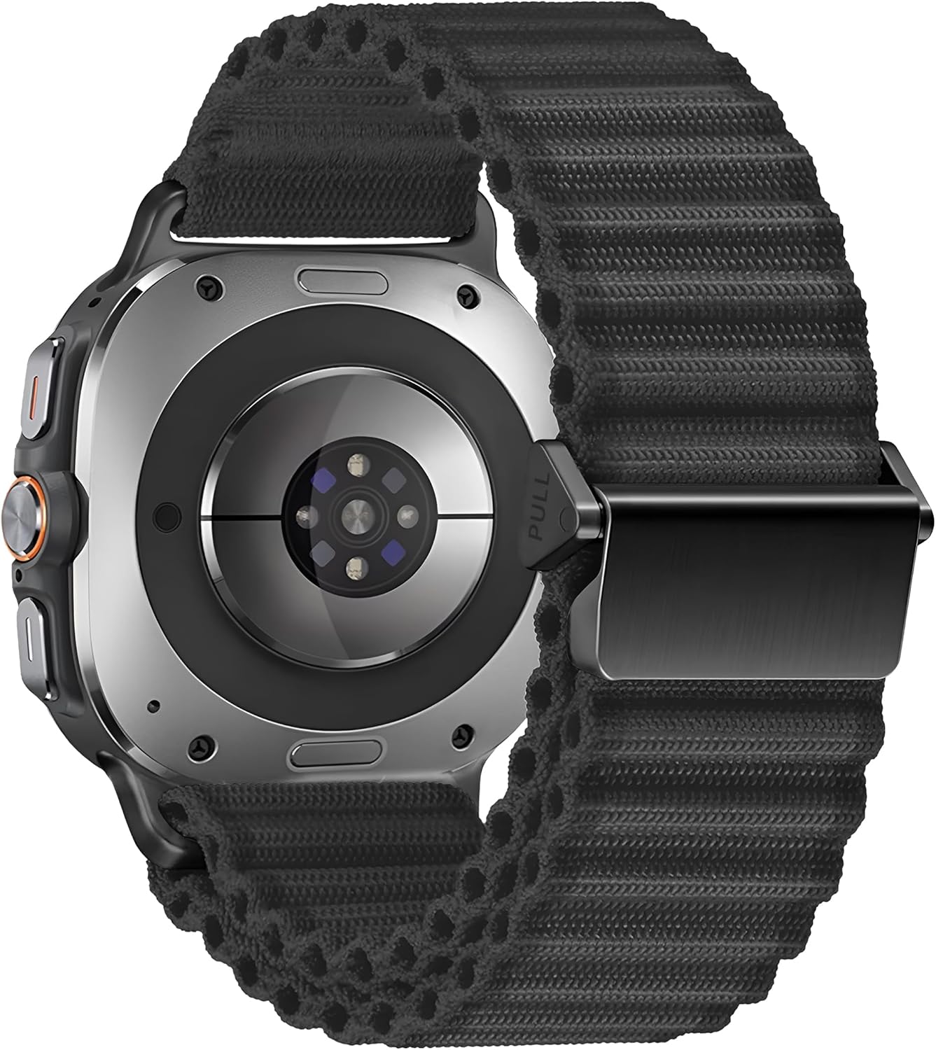 Alternative view of Galaxy Watch Ultra 47mm ile Uyumlu Delikli Model Trail Loop Yumuşak ve Hafif Kumaş Kordon