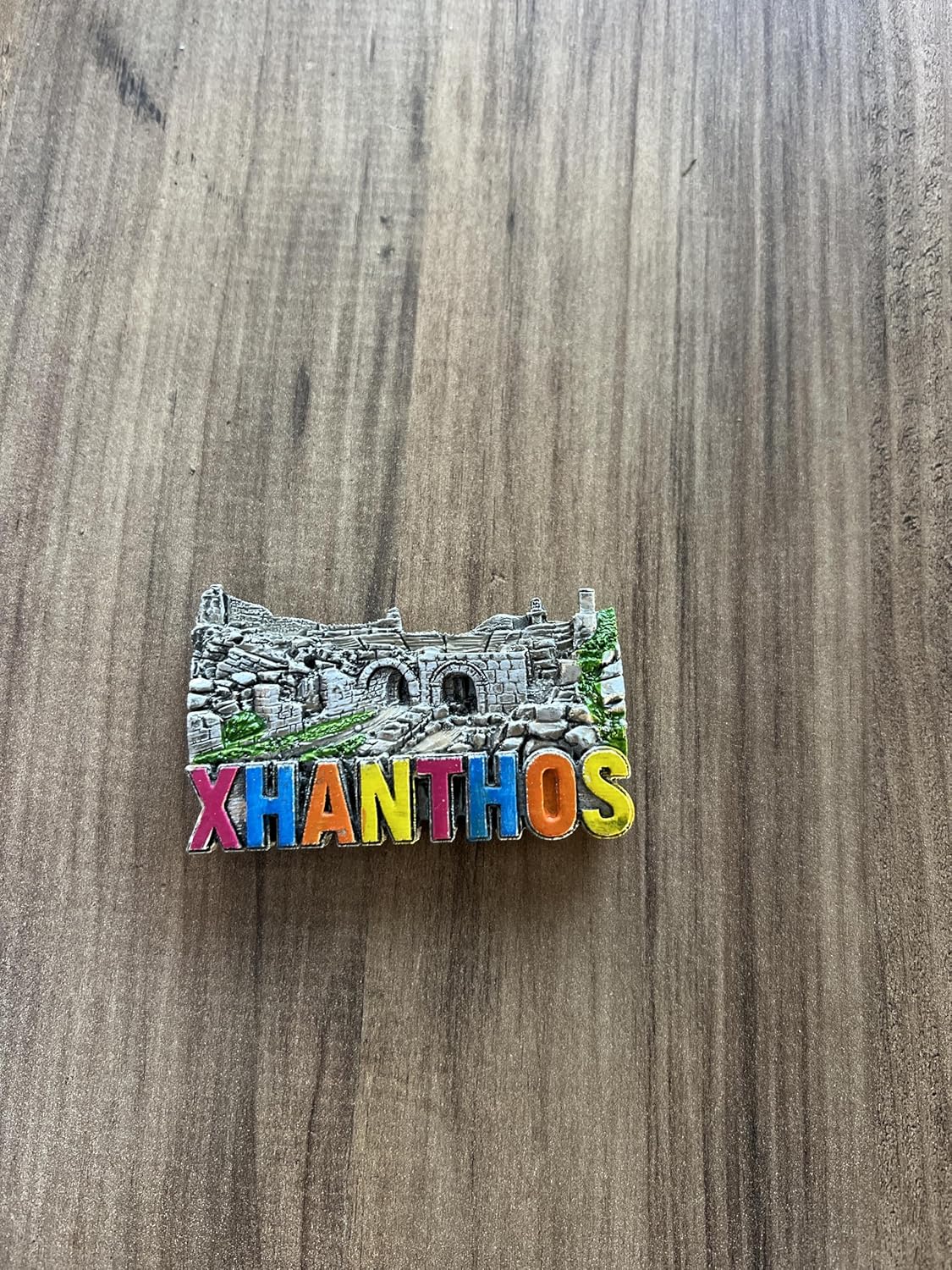 Alternative view of Magnet, Renkli Harfler, Dekoratif Buzdolabı Süsü, Metal Kaplama