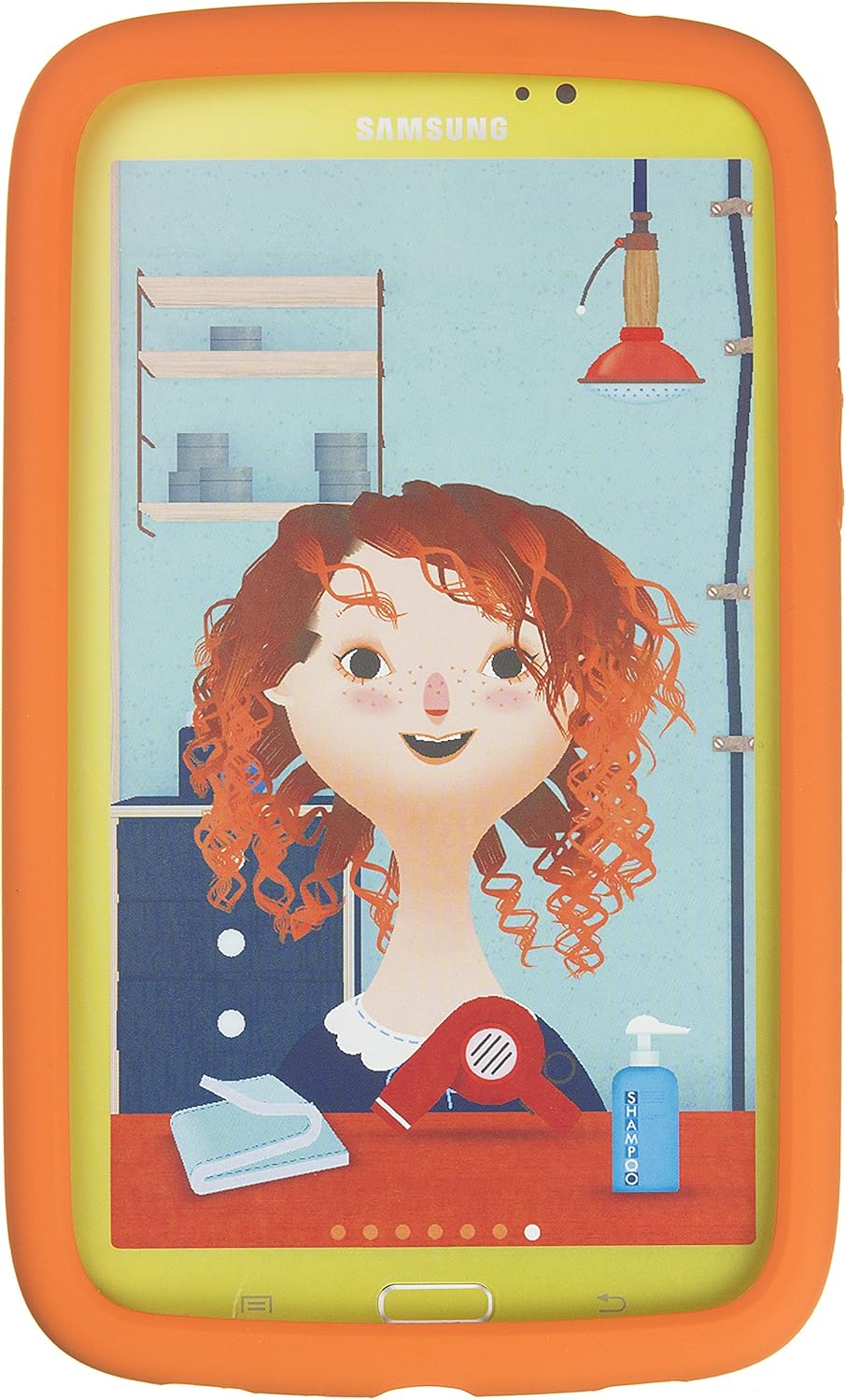 EF-PT210IOEGWW Kids Grip kılıf Kit Galaxy Tab 3 Kids 7.0 Turuncu